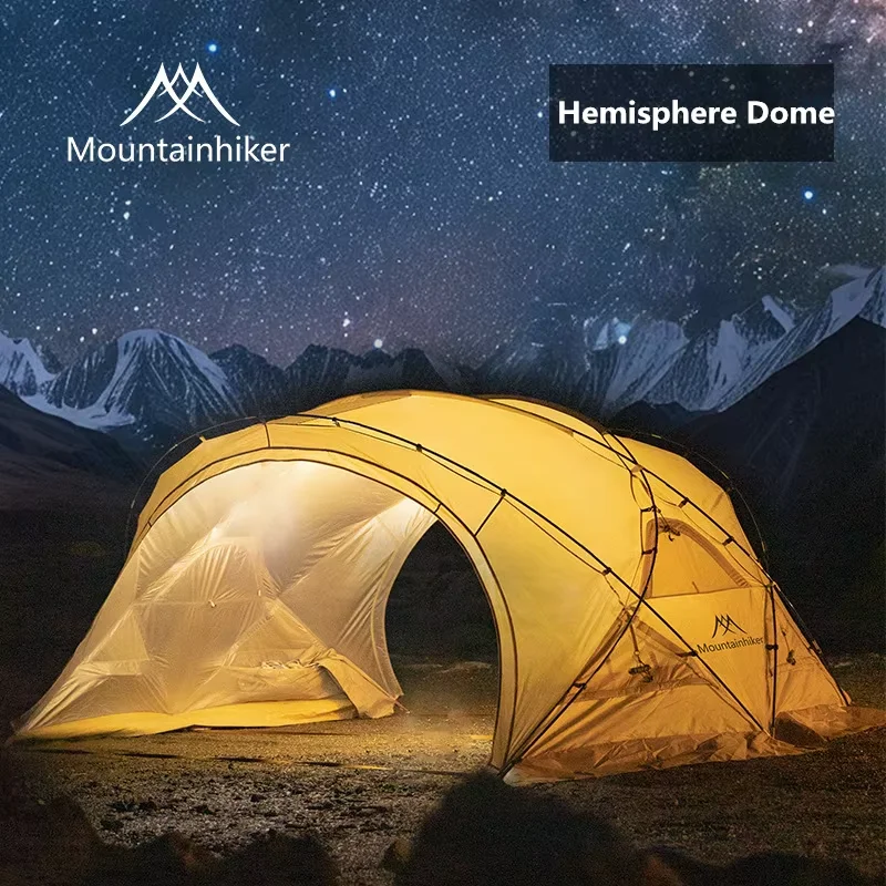 Mountainhiker Spring Winter 210D Oxford Rainproof Hemisphere Dome Tent Tunnel Leisure Sun Shelter Camping  Semicircle Dome Tent