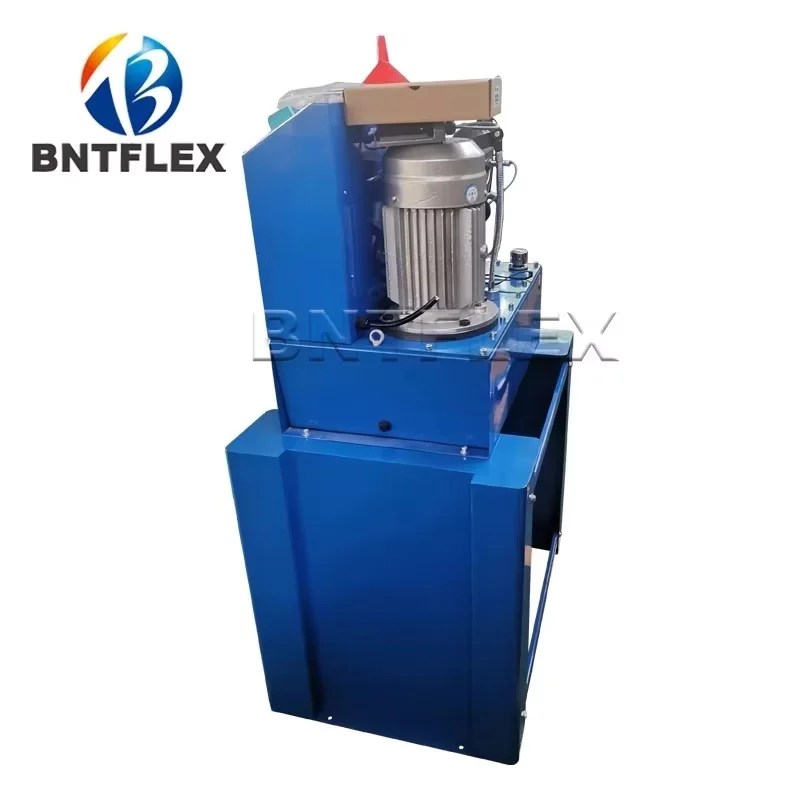 3/16 Inch to 2 Inch Hydraulic Hose Crimping Machine BNTP69 Touch Screen Button Way Type 12 Sets Dies for Rubber Product Making