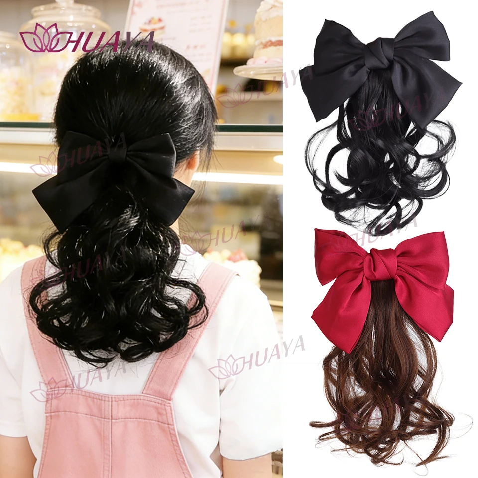 

Синтетический бантик для волос HY, красно-черный, для женщин и детей, для повседневного использования