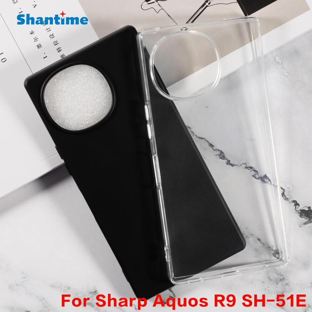 For Sharp Aquos R9 SH-51E Gel Pudding Phone Protective Back Shell For Sharp Aquos R9 SH-51E Soft TPU Case