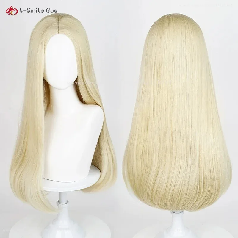 Doce 202560cm longo sintético branco vermelho preto amarelo tira cosplay perucas parte média em linha reta anime peruca resistente ao calor cabelo