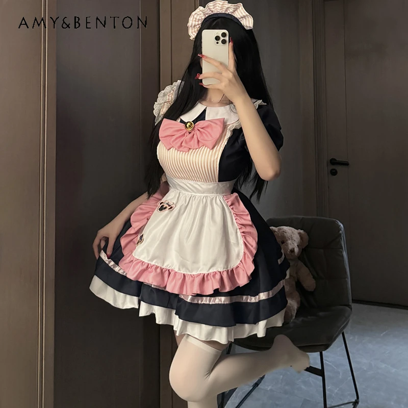 

2024 New Japanese Summer Sweet Cute Two-dimensional Anime Uniform Lolita Dress For Women