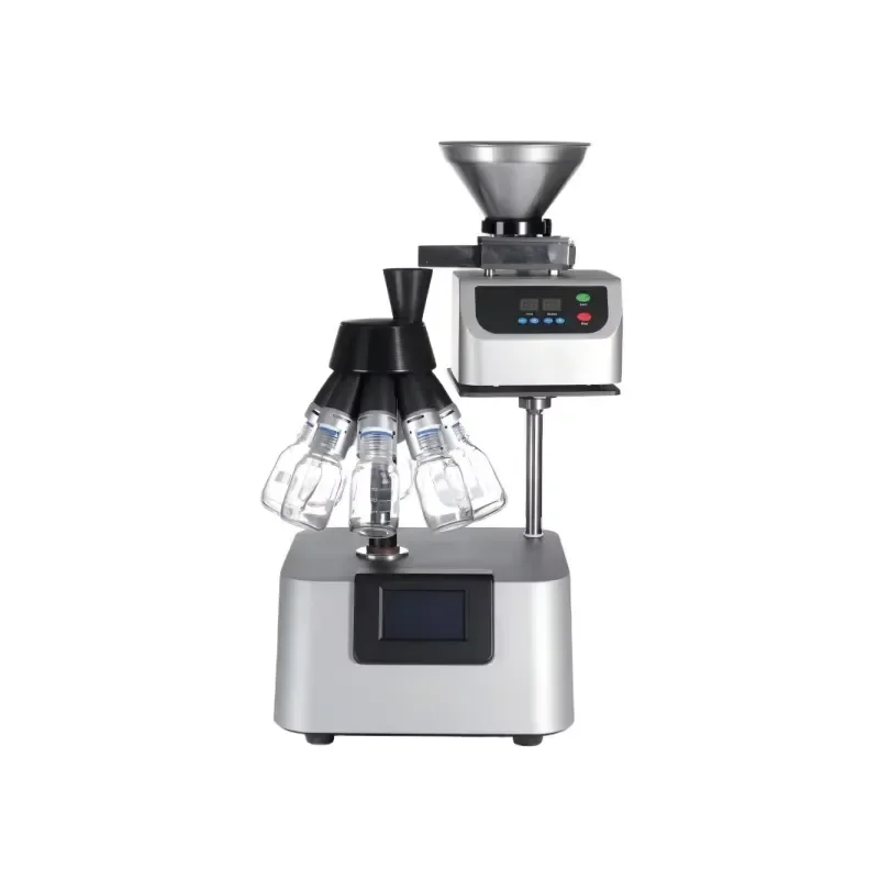 i Lab Mineral Ore Sample Splitting Machine 0-5L Capacity Lab Uniform Automatic Rotary Sampler Divider