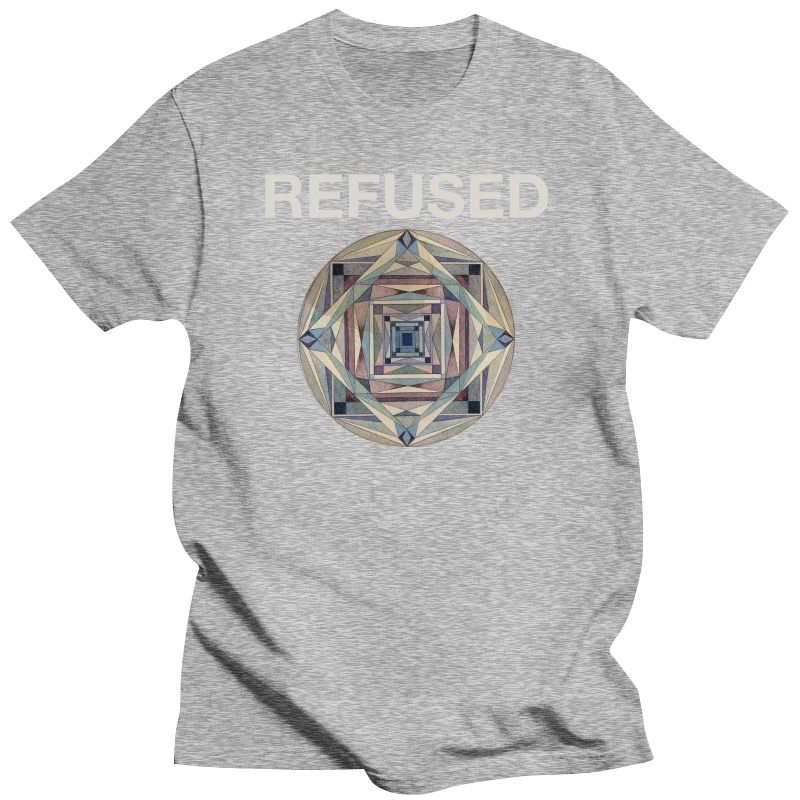 Refused Freedom Album Logo Men'S Black T-Shirt Size S M L Xl 2Xl 3Xl Custom Special Print Tee Shirt