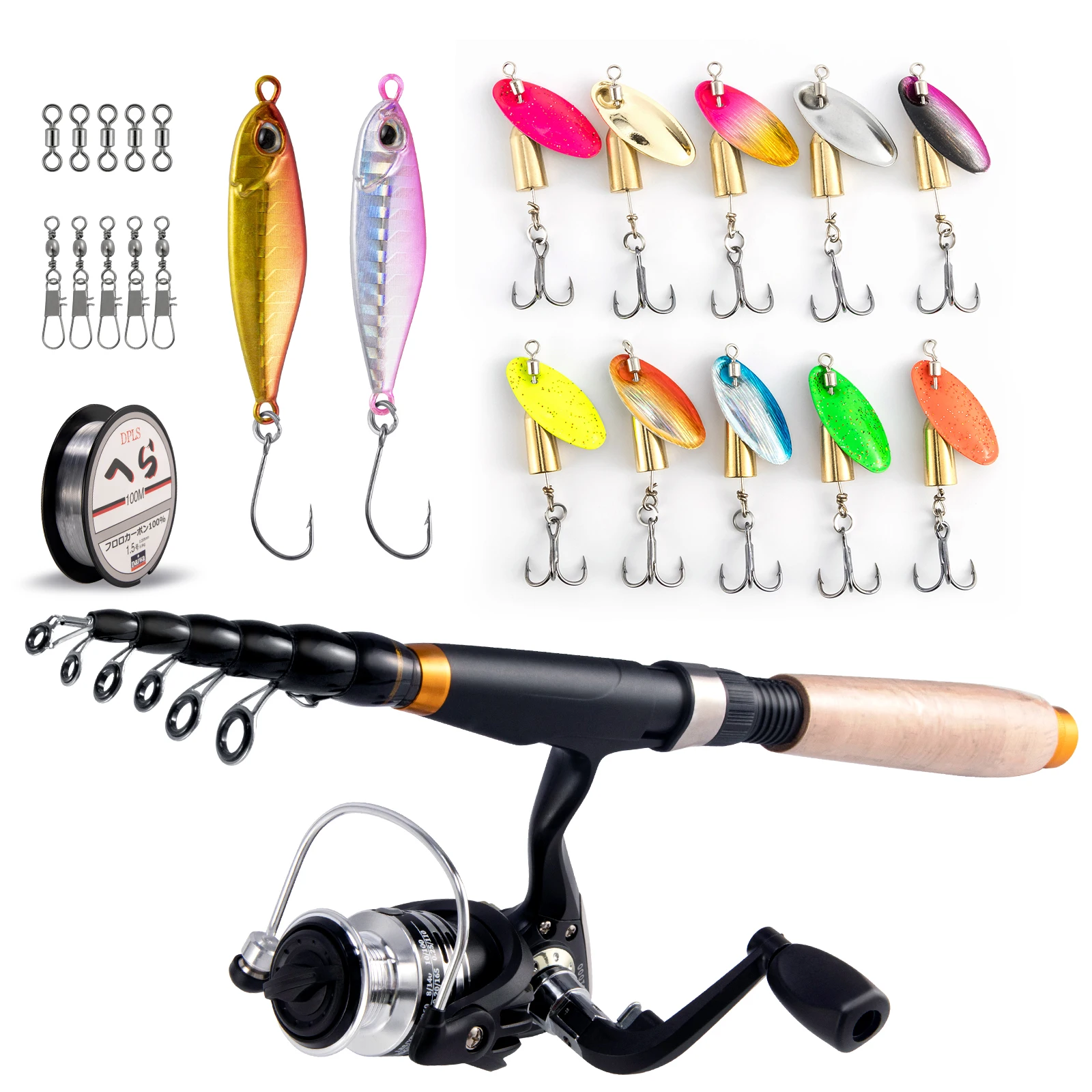 18-21m-telescopic-fishing-rod-reel-combo-full-kit-carbon-fiber-rod-spinning-reel-fishing-spinner-metal-jig-swivel-for-trout