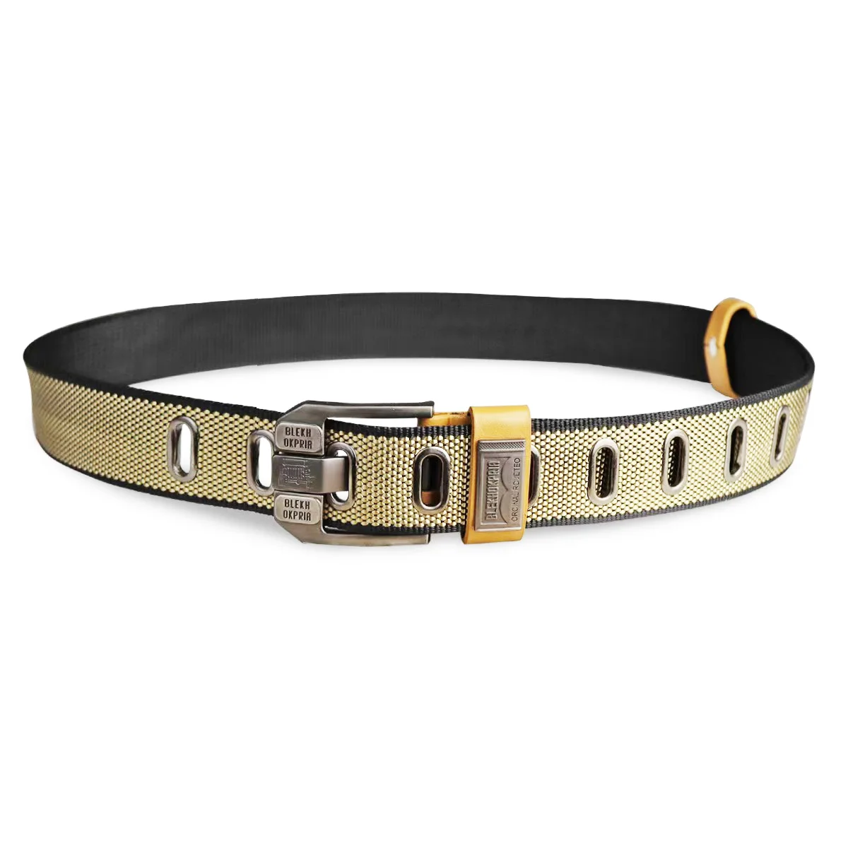 Men's Vintage Outdoor Casual Denim Belt, Alloy Pin Buckle, Nylon Webbing, New Style, Extended Woven Belt
