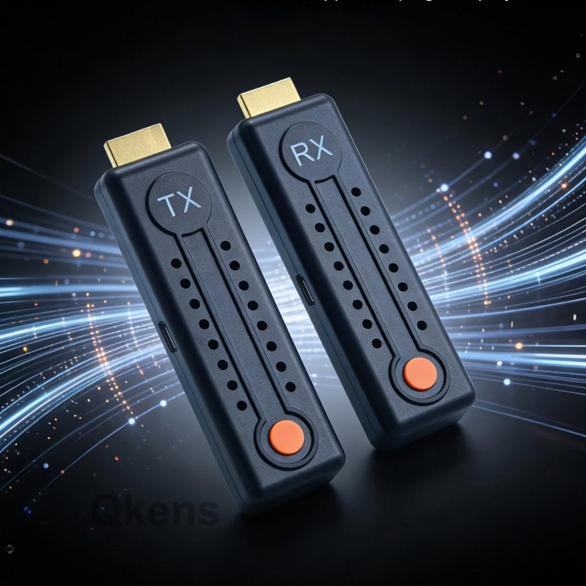

Беспроводной HDMI-совместимый видеопередатчик-приемник, удлинитель, адаптер-донгл для подключения ТВ-приставки, камеры ПК, ноутбука к проектору или монитору