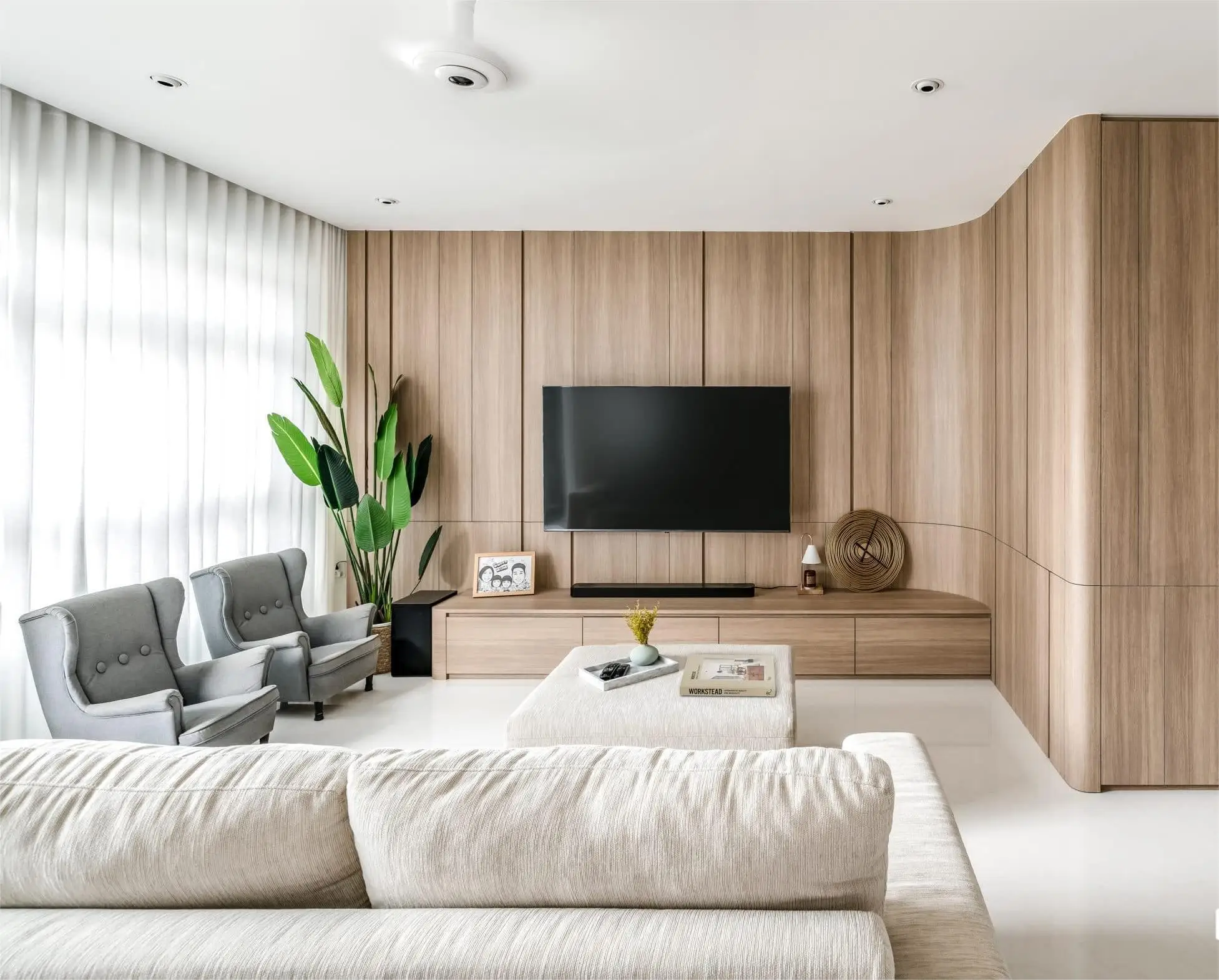 Modern TV Stand, Storage Cabinet, Living Room & Hotel, Multi-Functional Media Console, Drawers, Shelves, Customizable Design