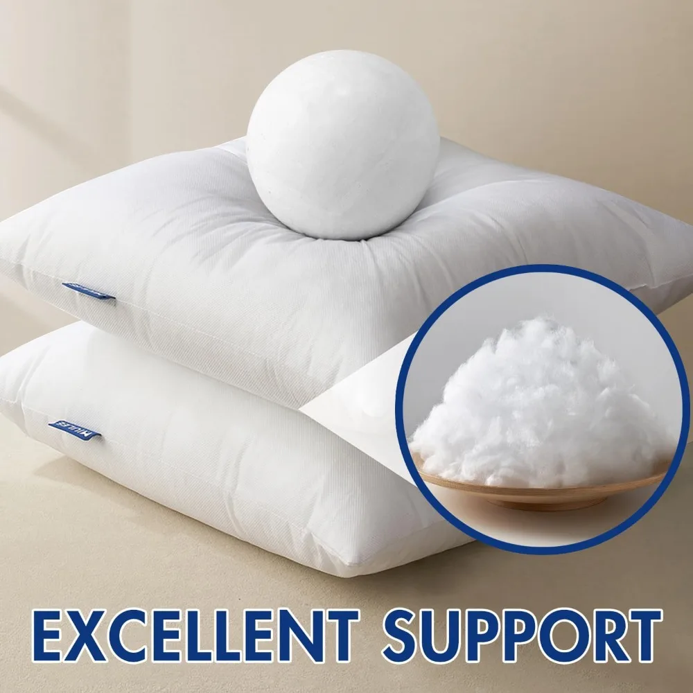 Furniture Accessories Premium Fluffy Decorative Rectangle Throw Pillow Insert 12x20 Inch Pillow Form for Sofa Couch Living Room image 3