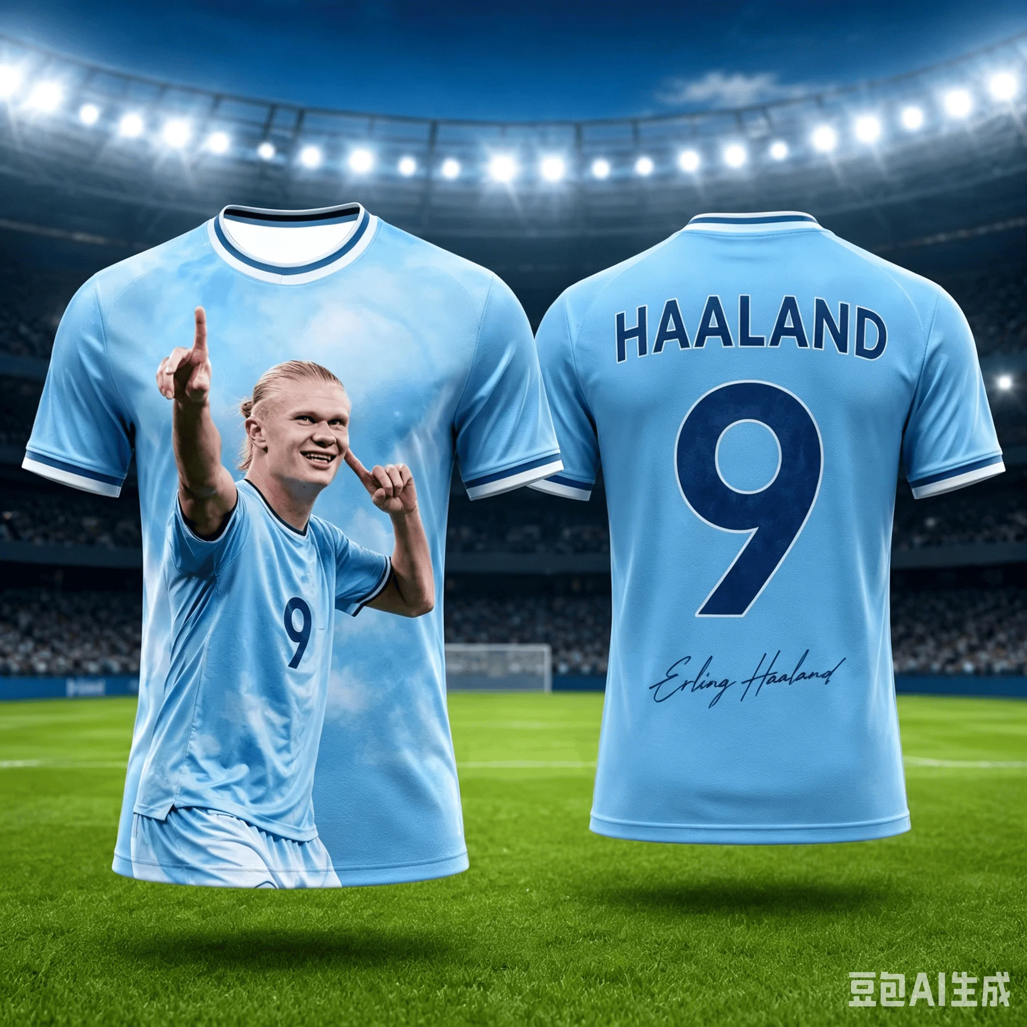 2026 SUMMER NEW NORWAY #9 HAALAND BREATHABLE QUICK-DRY SHORT-SLEEVE T-SHIRT FOR ADULTS & KIDS (OUTDOOR SPORTS & CASUAL)