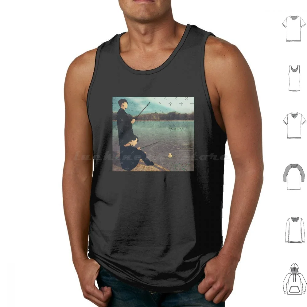 Tears For Fears-The Fishing Active Tank Tops Vest Sleeveless Tears For Fears Tears World Tears For Fears Mad World Tears For