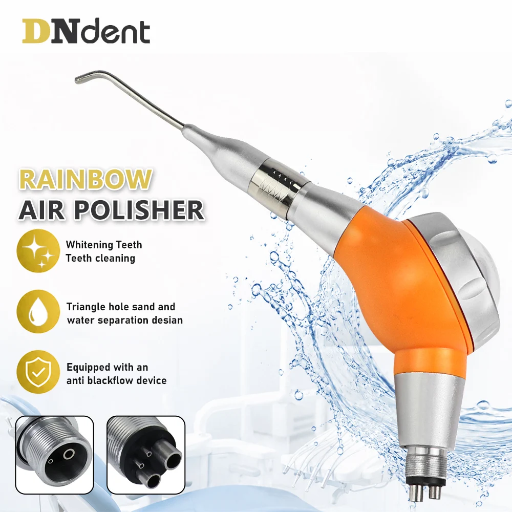 Dental Air Polisher Sandblasting Air Prophy Jet Air Water Spray Polisher Odontologia Teeth Whitening 2hole 4hole Dentist Tools
