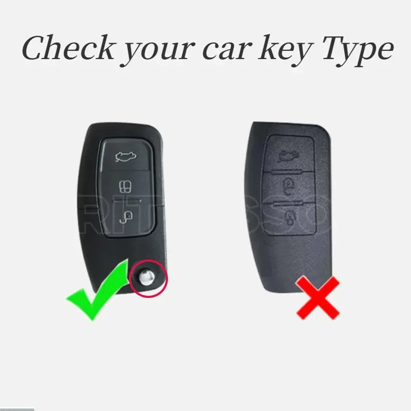 TPU Folding Key Car Case Cover for Ford Fiesta Focus 2 Ecosport Kuga Escape Falcon B-Max C-Max Eco Sport Galaxy