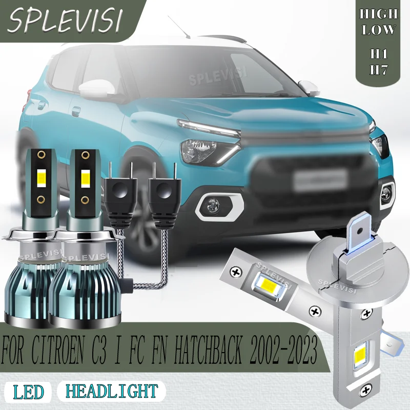 

headlight high low beam LED Reduce Long-Term Expenses For CITROEN C3 I FC FN Hatchback 2002 2003 2004 2005 2006 2007 2008-2023