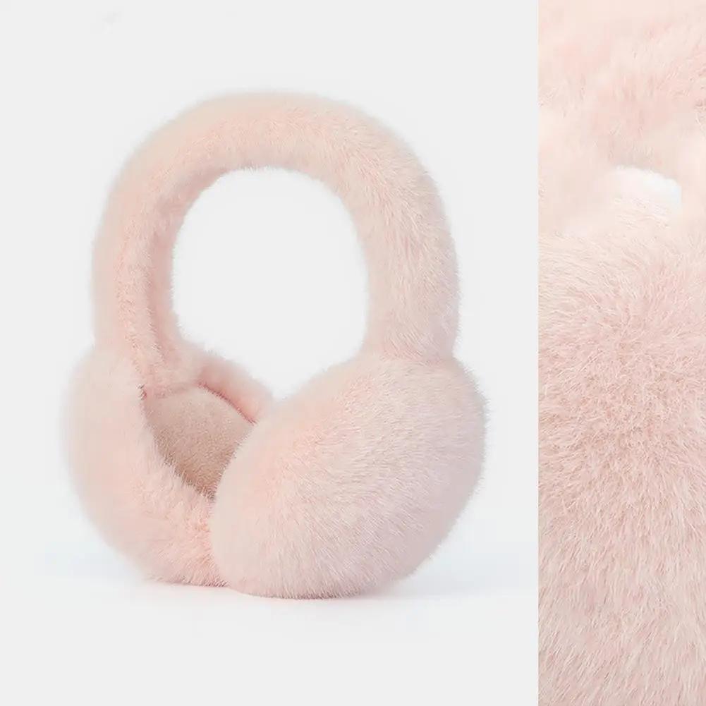 Imitation Rabbit Ear Muffs New Thermal Earmuffs Autumn Winter Cycling Thickened Foldable Ear Ear Cover Lady Earmuffs