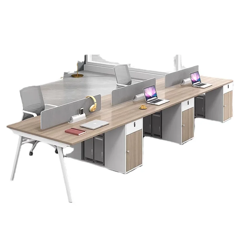 

Clerk, desk and chair combination, minimalist, modern, office, desk, screen