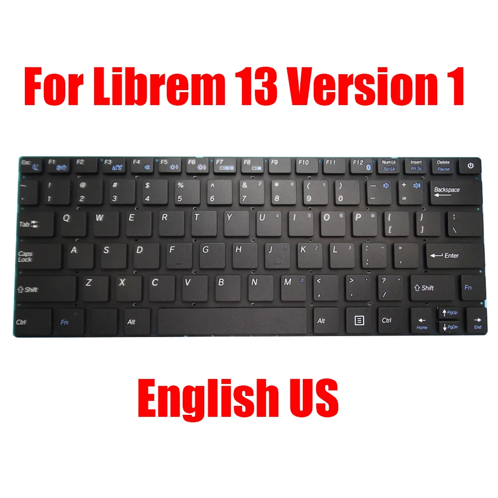 

Replacement Laptop Keyboard For Purism For Librem 13 Version 1 / 13 V1 English US Black Without Backlit New