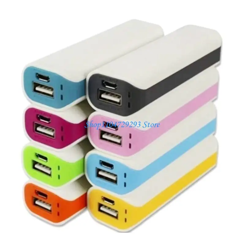 Y2GD 18650 Battery Charging Case DC5V 1A DIY Box Weldless and Portable