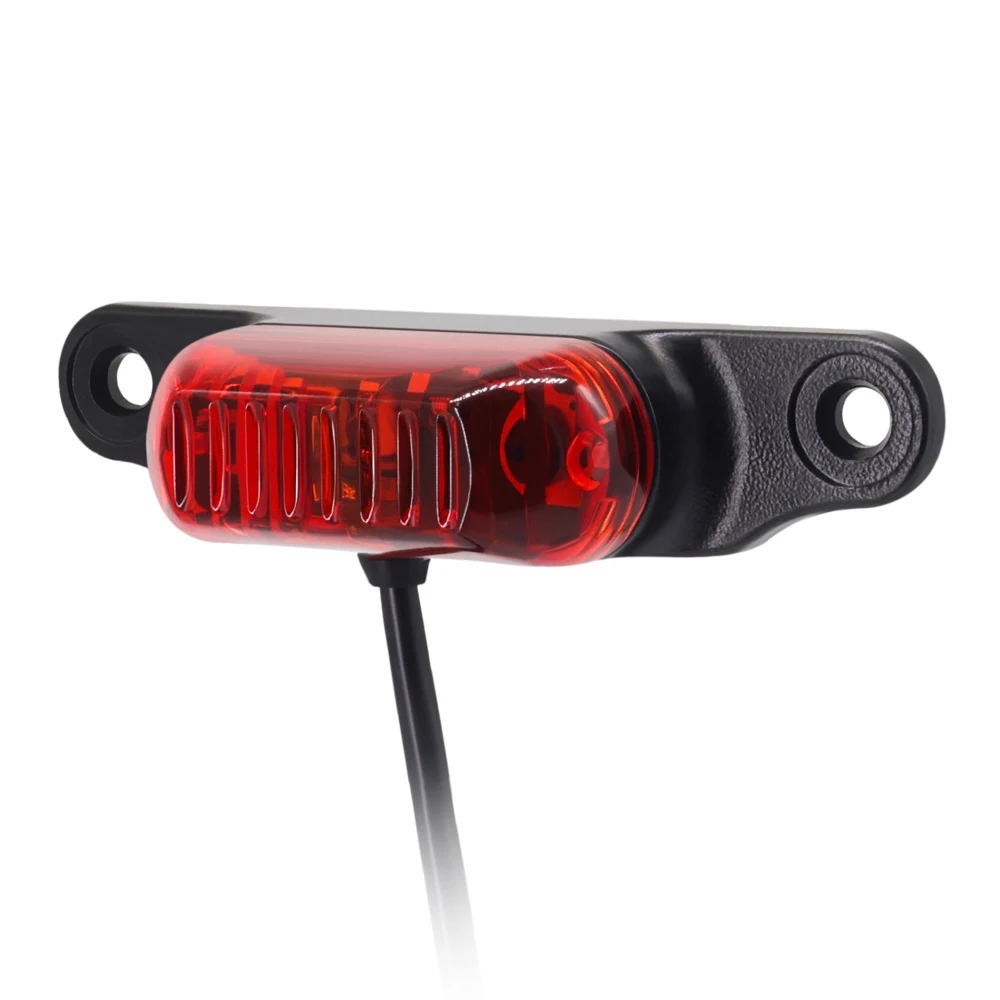 6V 36V 48V Ebike Red Rear Light Electric Bicycle 2 LED Tail Light Low-Power Consumption Hight Electric Bike Rear Light