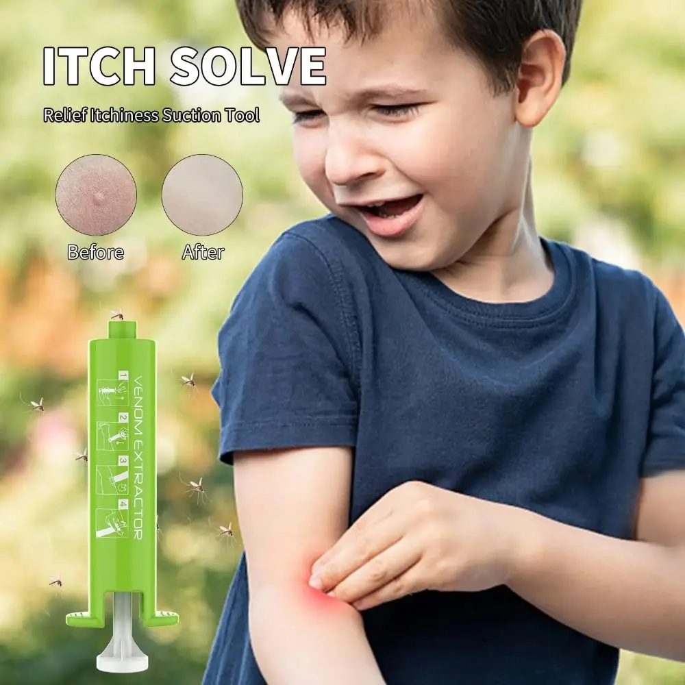 Vacuum Bug Bite Suction Tool Bites Relief Survival Kit Bite Venom Extractor Natural Itch Relief Insect Sting Sucker
