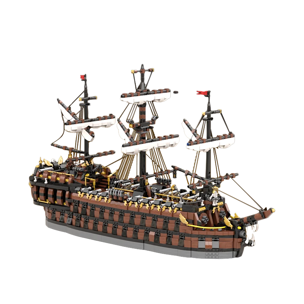 

Gobricks MOC Pirate Ship Bricks The Phantom Dancer Ultimate Collector Series Model Building Blocks Creative Educational Toy Gift