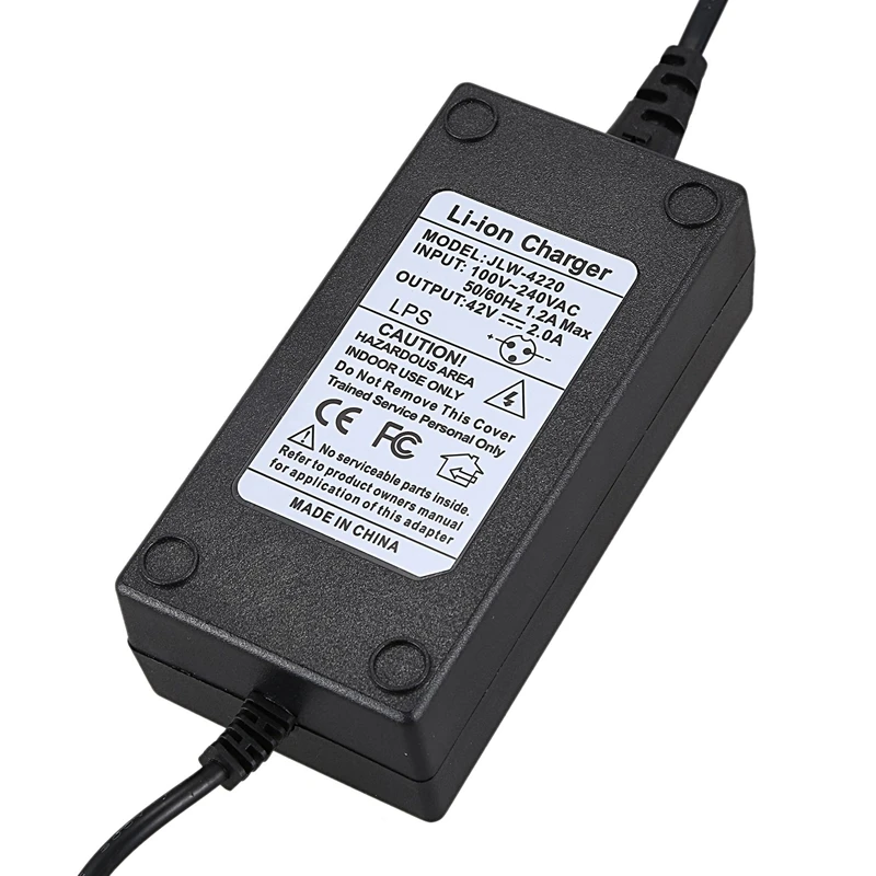 ABGI Smart Car Battery for Hoverboard, 42V 2A Balancing Scooter Power Adapter US Plug 5Pcs