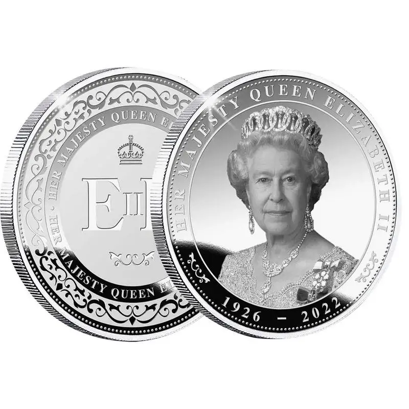 Queen Elizabeth II Memorial Coin 1926-2022 Featuring Her Majesty Queen Elizabeth CoinsCollectibles Coin Collections Souvenir