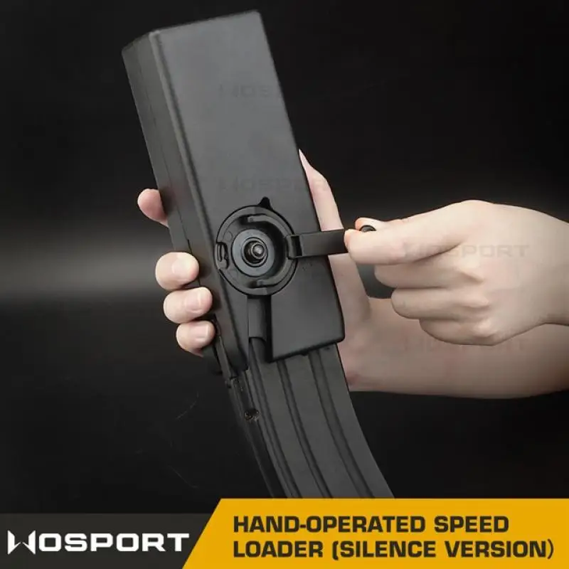 Hand Spin Fast Ball Machine Silicone Speedloader Silence Version Adapt To M4 MID-CAP