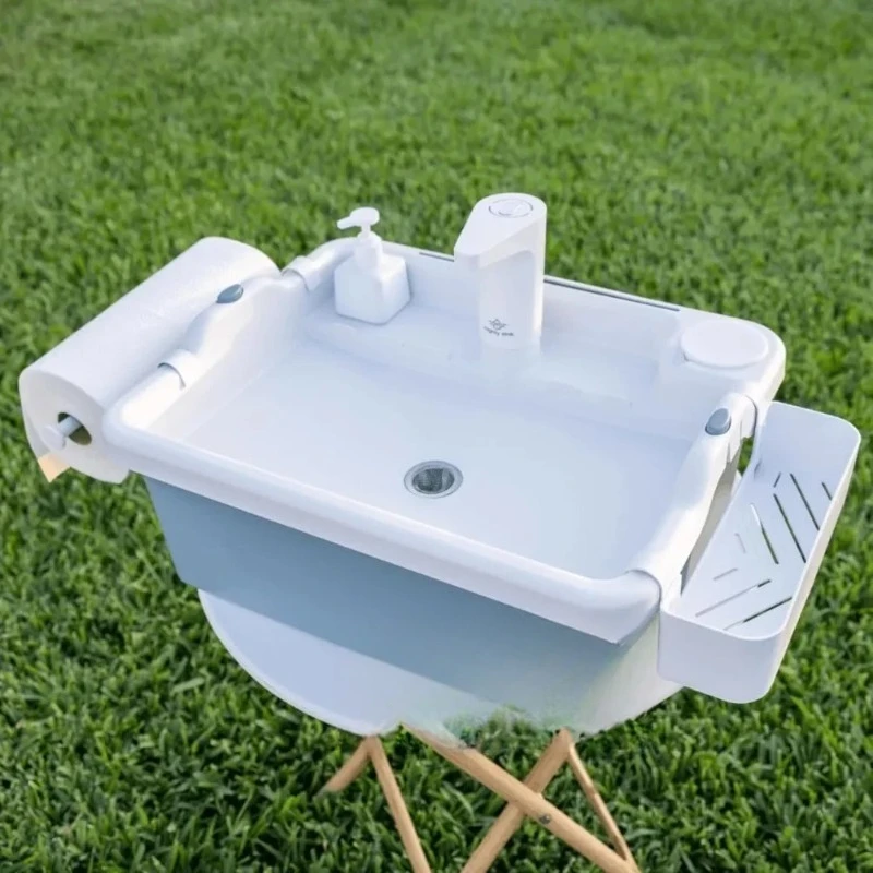 NEW PRODUCT.Patented Wash Station with Electronic Faucet  2 Gallons  Easy Setup  Indoor & Outdoor Use  Ideal for Dishwashing Fas