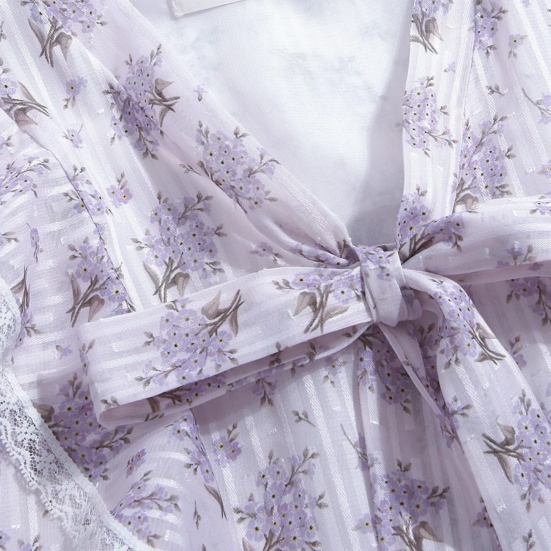 レディースシャツブラウス新作長袖ボウカラープリントフリルシャツブラウス女性トップスブラウスシャツブラウスブラウスパラムヘール2025 Q602