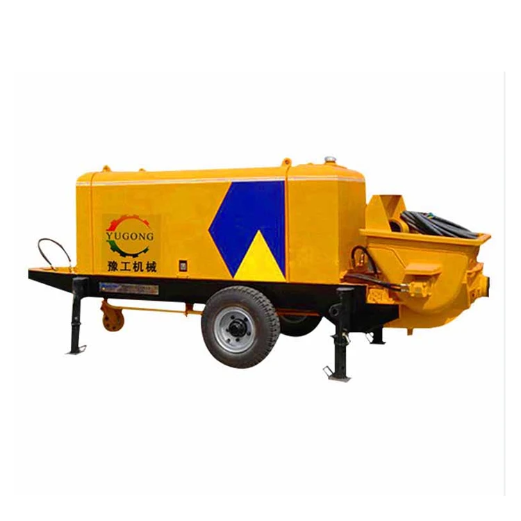 Mini Small Trailer Concrete Pump Truck Concrete Mixer Pump for Building Construction Machinery