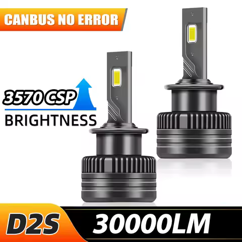 55W 30000LM Car Haedlight D1S D2S D3S D4S D5S D8S HID Lights 5000K 6000K CSP Chip Super Bright Car Turbo Fog Light 12V LED Bulb