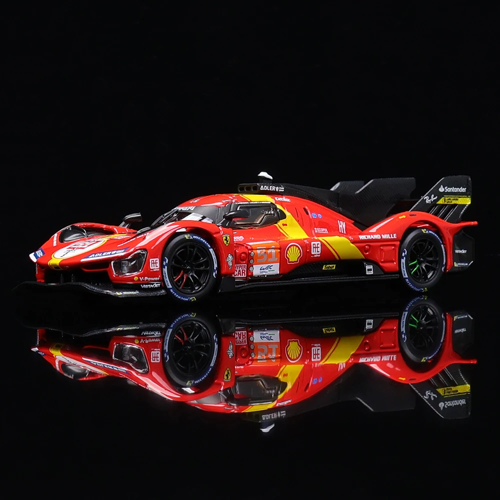 Bburago 1:43 24 HEURES DU MANS Ferrari 499p racing model simulation car model alloy car toy male collection gift