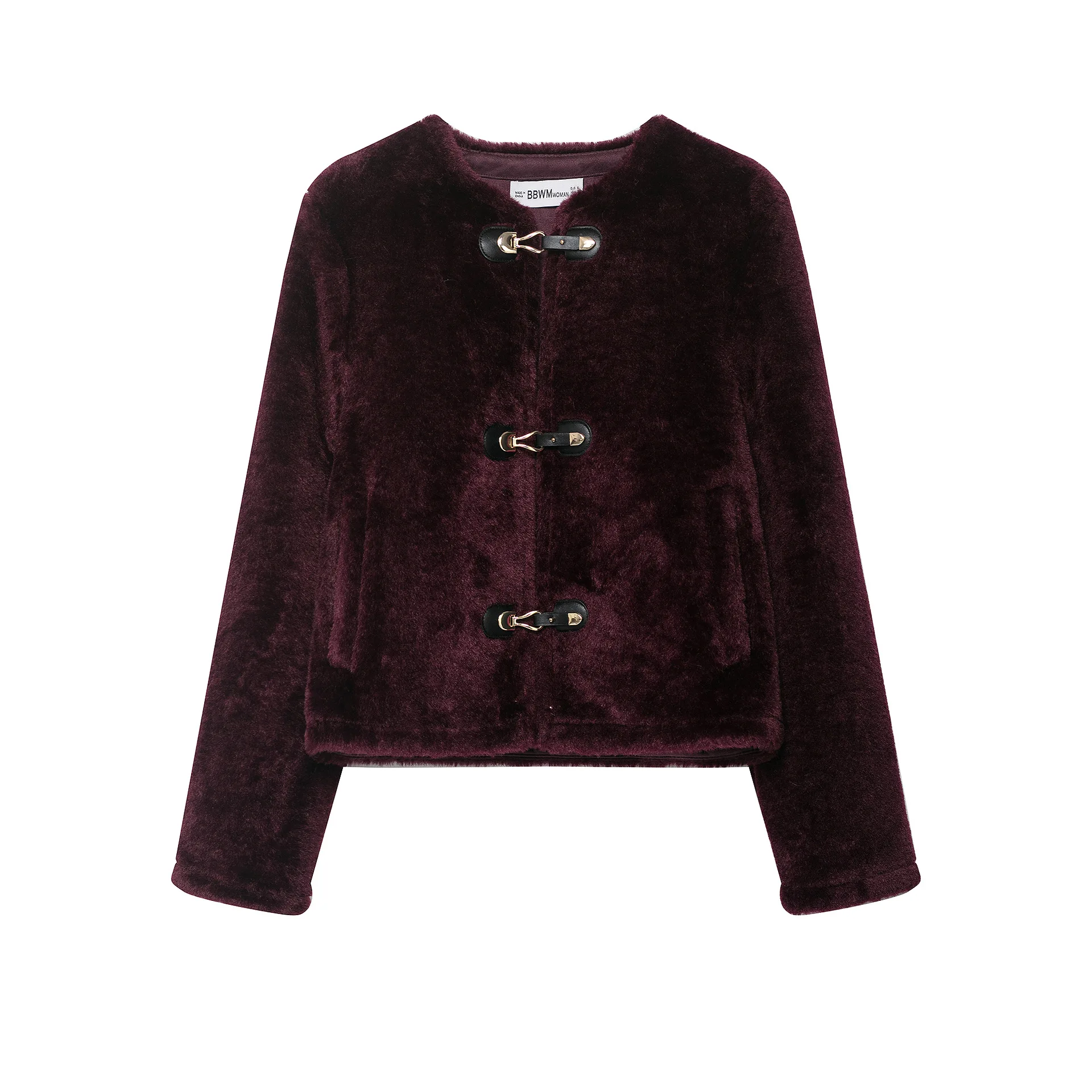 

2025 Fashion Autumn Women's Fake Fur Jacket Loose Short Casual Jacket