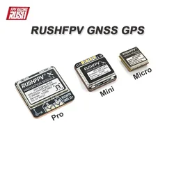 RUSHFPV GNSS Pro Mini Micro M10 GPS Module 10HZ Rate Built-in Ceramic Antenna for RC FPV Freestyle Drone DIY Parts