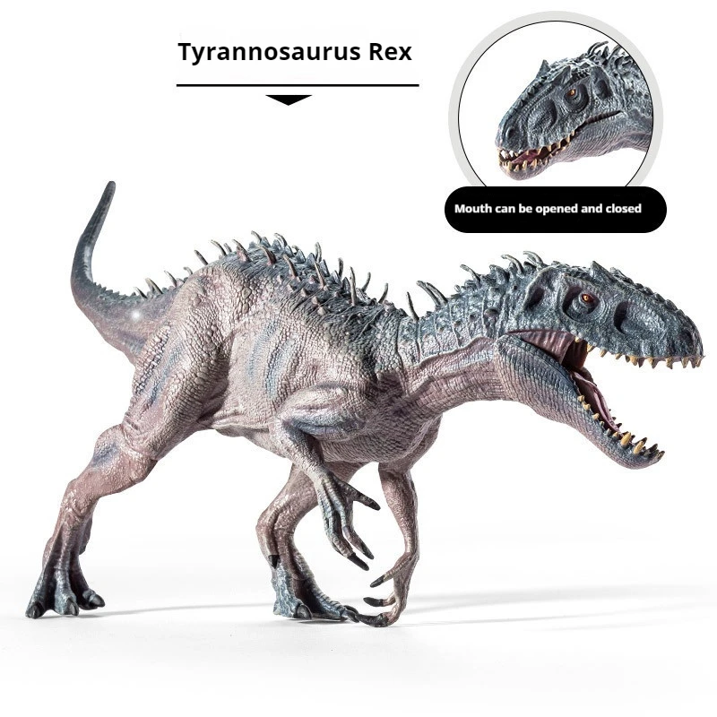 Large Size Tyrannosaurus Rex Figurine Solid Plastic Material Simulated Dinosaur Model Desktop Ornament Collection Kid Toy Gifts