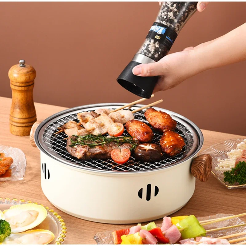 Mini Brazier Portable Barbecue Grill Folding Fire Pit Grills Home Camping Furnace Bbq Kitchen Utensils Charcoal Outdoor Grille