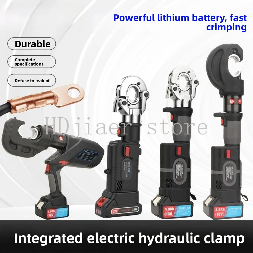 

Rechargeable Electric Hydraulic Crimping Tool - Portable and Fast Copper Nose Terminal Crimping Tool