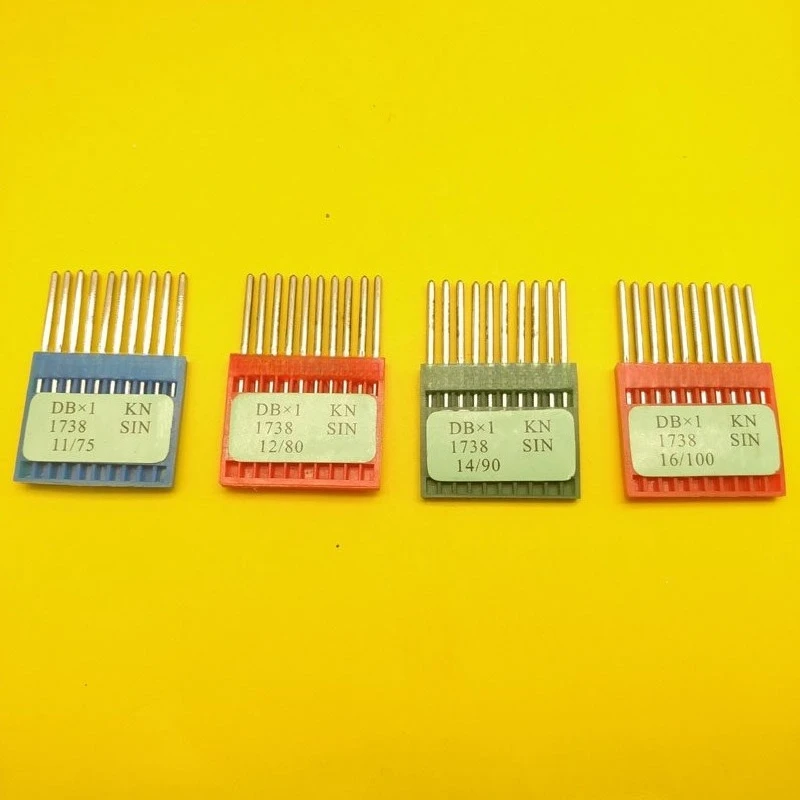 DBX1 Flat Car Needle, Computer Lockstitch Needle 96X1 1738 Small Head Car Needle