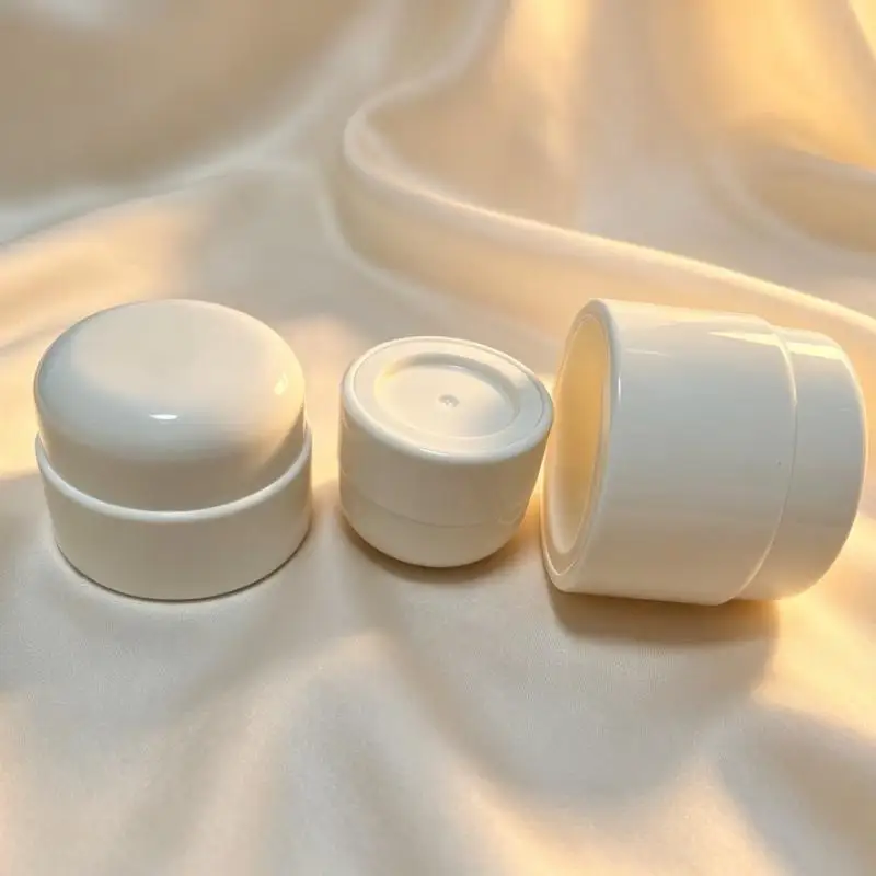 5/10/20g Empty Plastic Nail Art Cosmetic Square Containers Jar Face Cream Pot Nail Gel Powder Box Makeup Lotion Tool