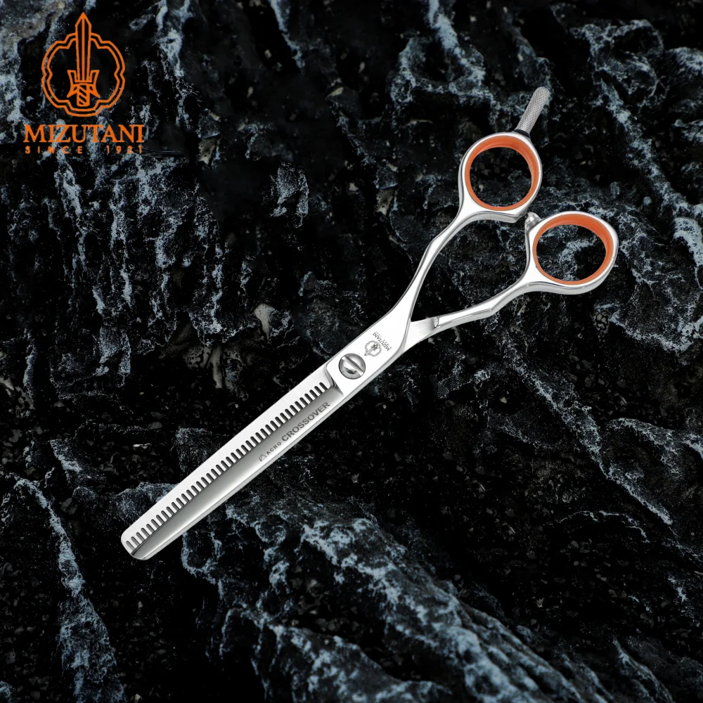 

Mizutani New macro tooth blade hair scissors reverse blade thinning shears 440C 5.5-6inch Hairdresser Tools