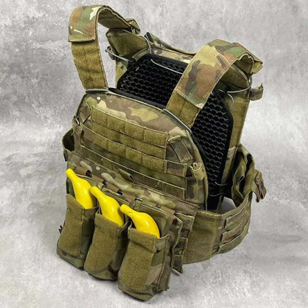 전술 조끼 통기성 방열 패드 2피스 세트, 방탄 보드 쿠션 안감