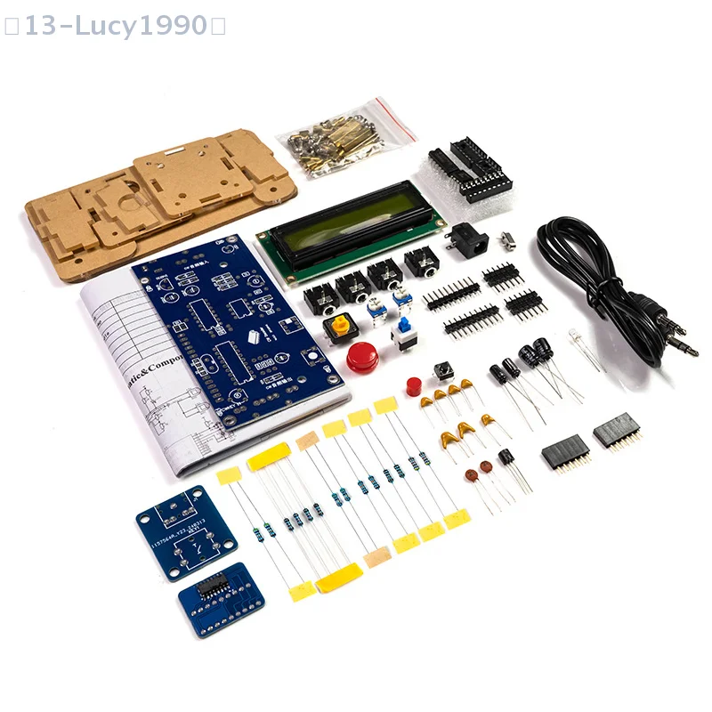 DC 9V DIY CW Trainer Decoder Kit CW Decoder Morse Code Reader LCD Display Radio Circuit Board Electronic Welding Practice Kits