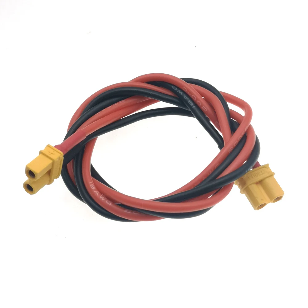 موصل ذكر وأنثى مع كابل 18AWG ، قابس XT30 ، شحن بطارية ، تمديد ، سلك سيليكون ، سيارة بتحكم عن بعد ، FPV ، 10-50CM-1M