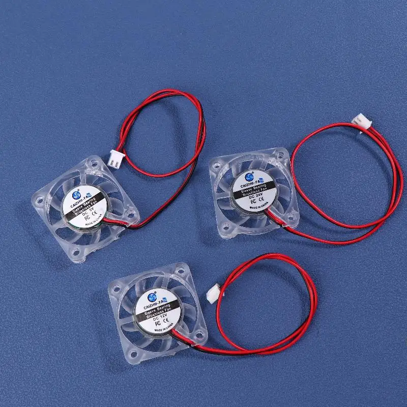 Advanced 2Pin DC Transparent Brushless Cooling Fan 4010 with Hydraulic Bearing For 3D Printer