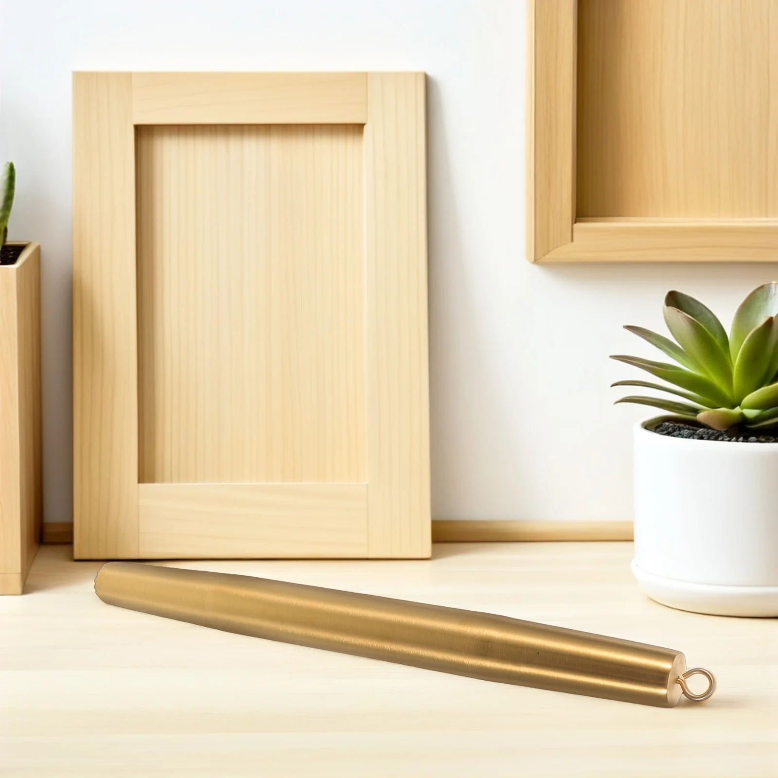 

Stainless Steel Dough Rolling Pin Crushed Ice Masher Stick Hanging Ring Nonslip Handle Cocktail Muddler Pizza Roller Baking