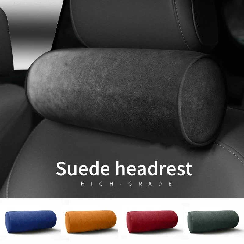 Op Quality Car Headrest Neck Support Seat Soft Neck Pillow Breathable For MINI Cooper One Clubman Countryman Cabrio JCW Paceman