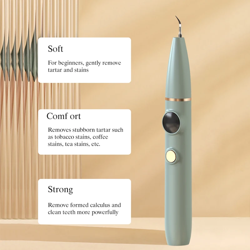 Visual Ultrasonic Dental Scaler For Teeth Tartar Stain Tooth Calculus Remover Electric Sonic Teeth Plaque Cleaner App Display