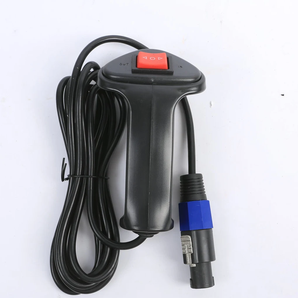 Electric Winch Control Handle 12V Push Button Remote Control Handle Wired Winch Controller Winch Switch Crane Switch