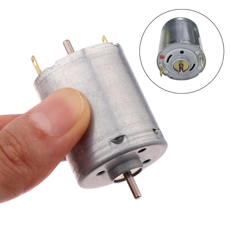 DIY Toy Hair Dryer Components, Micro Motor High-Speed Electric Fan, 360SH DC12V-24V 13800RPM Carbon Brush Engine